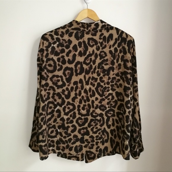 SHEIN Leopard Print Lightweigth Blazer - Picture 2 of 8